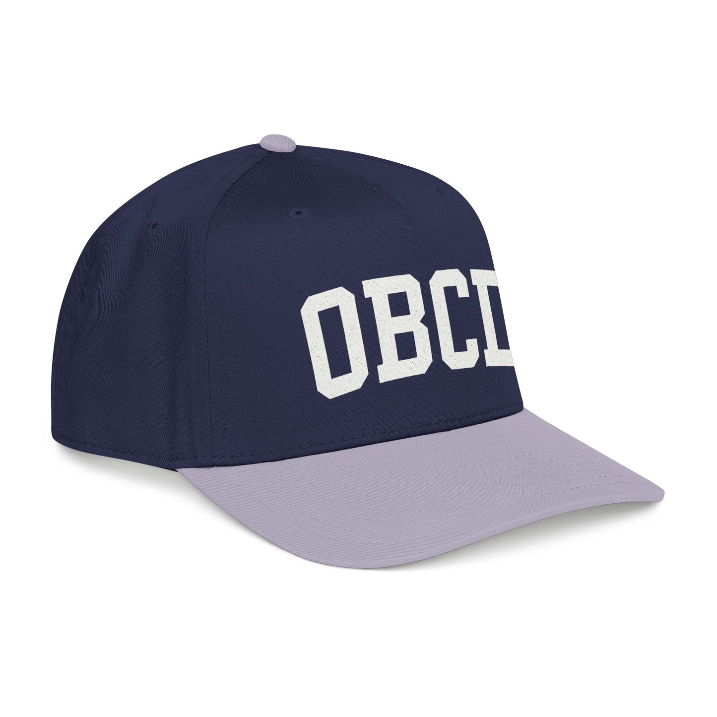 OBX-Style 'OBCD' Embroidered Baseball Cap — Classic Collegiate Dad Hat
