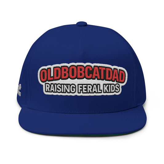 Funny Dad Flat Bill Cap with Embroidery - Perfect Gift for Father's Day
