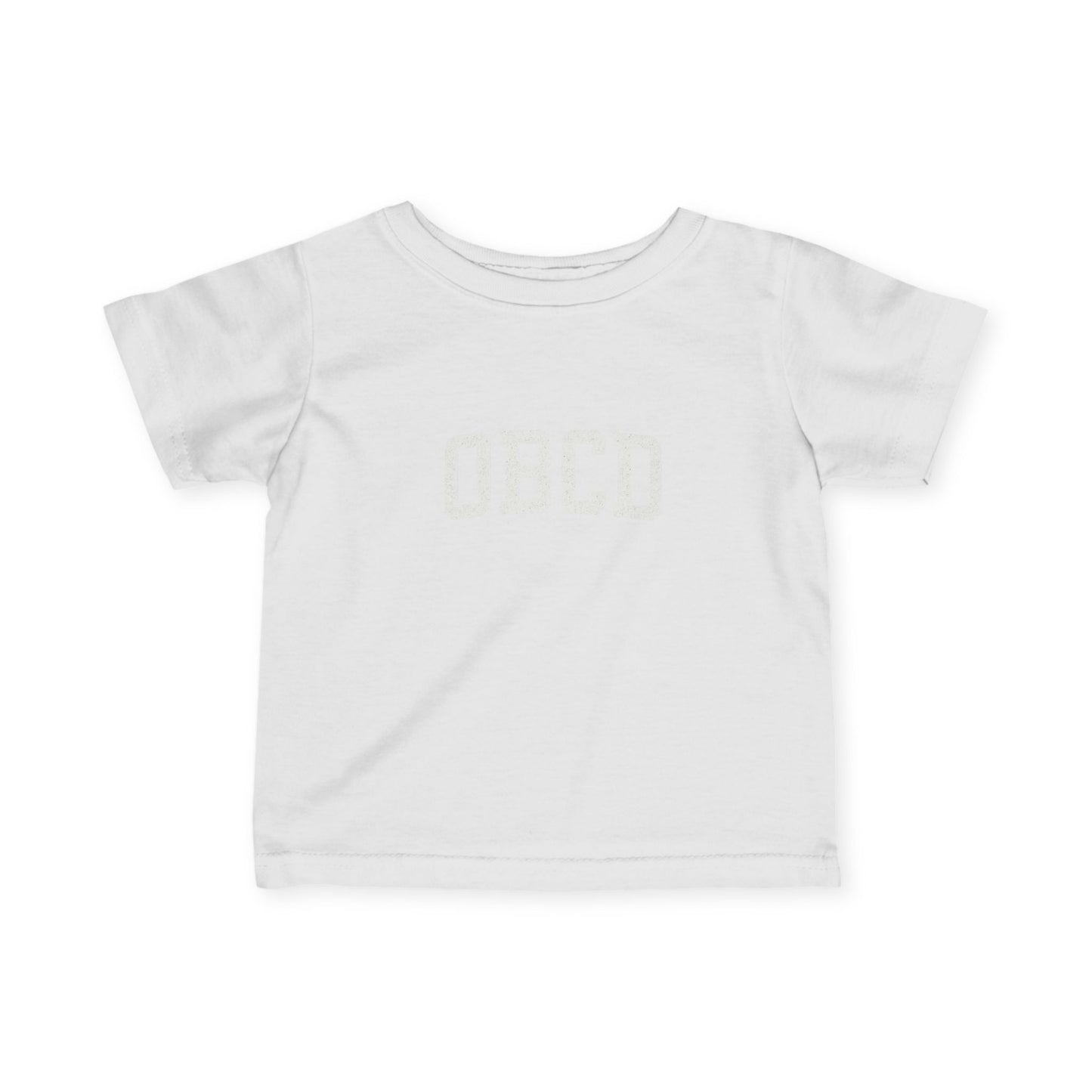 Cute Infant Fine Jersey Tee with Customizable Design