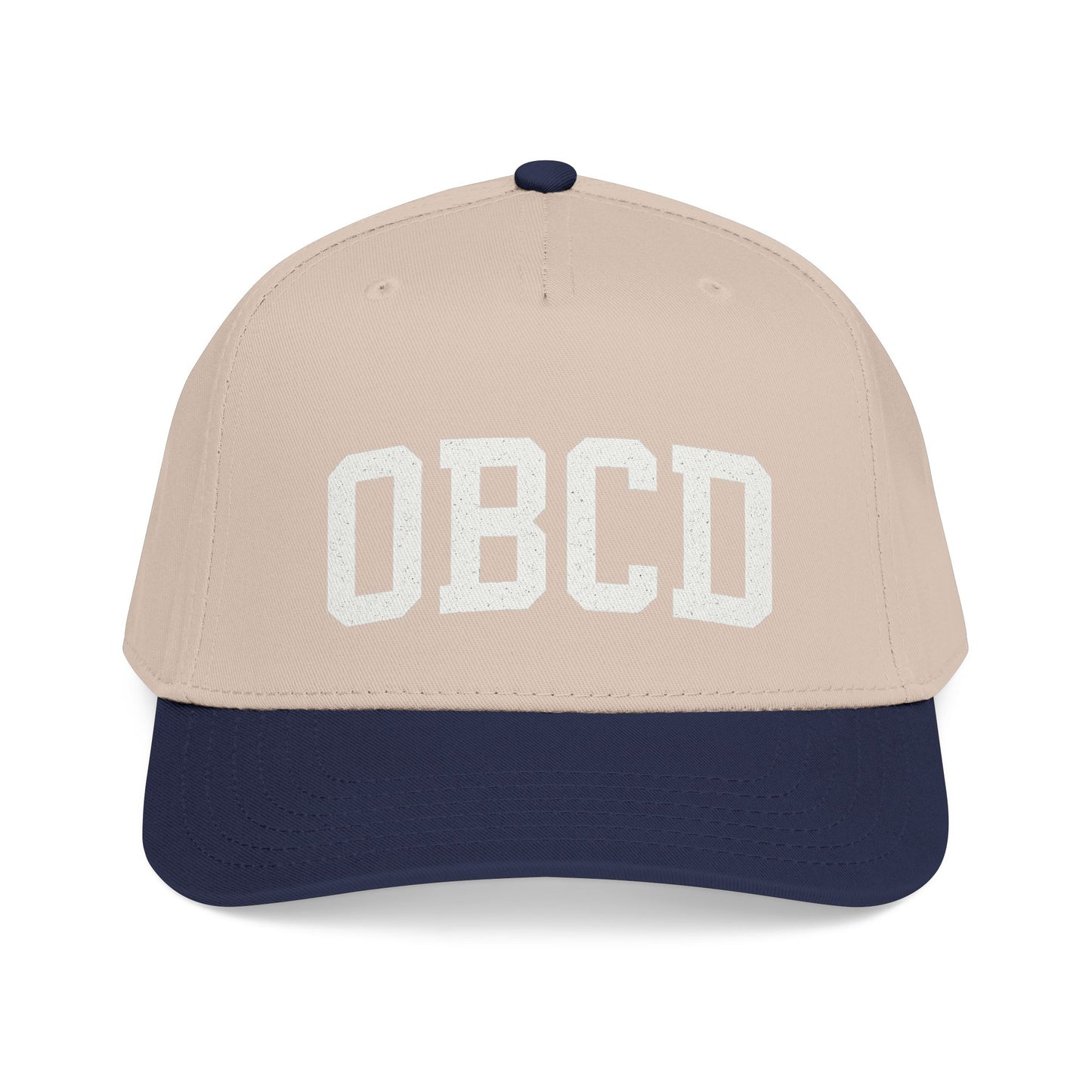 OBX-Style 'OBCD' Embroidered Baseball Cap — Classic Collegiate Dad Hat
