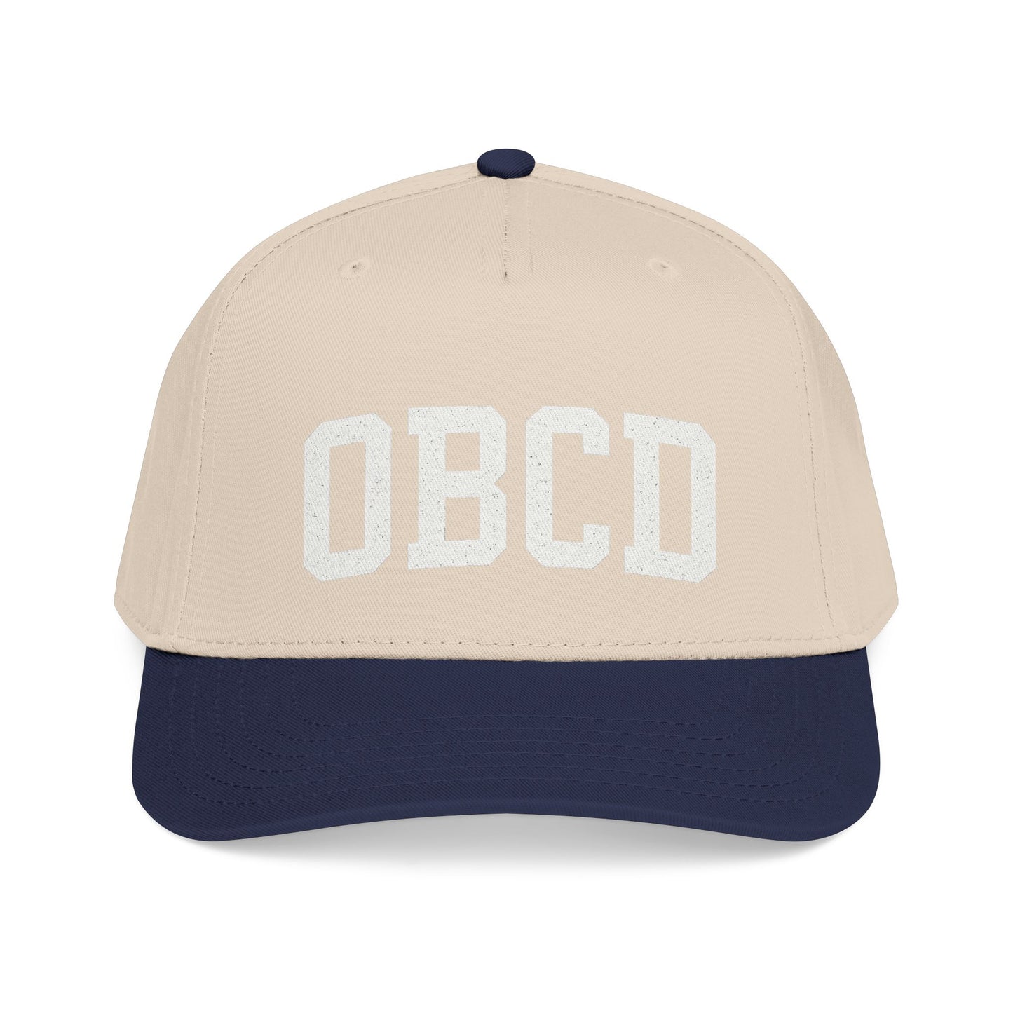 OBX-Style 'OBCD' Embroidered Baseball Cap — Classic Collegiate Dad Hat