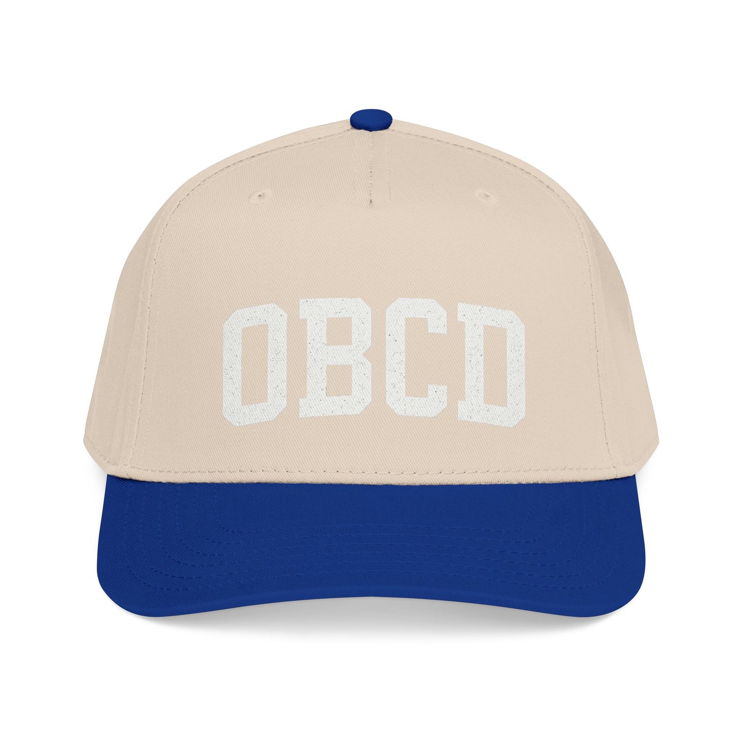 OBX-Style 'OBCD' Embroidered Baseball Cap — Classic Collegiate Dad Hat