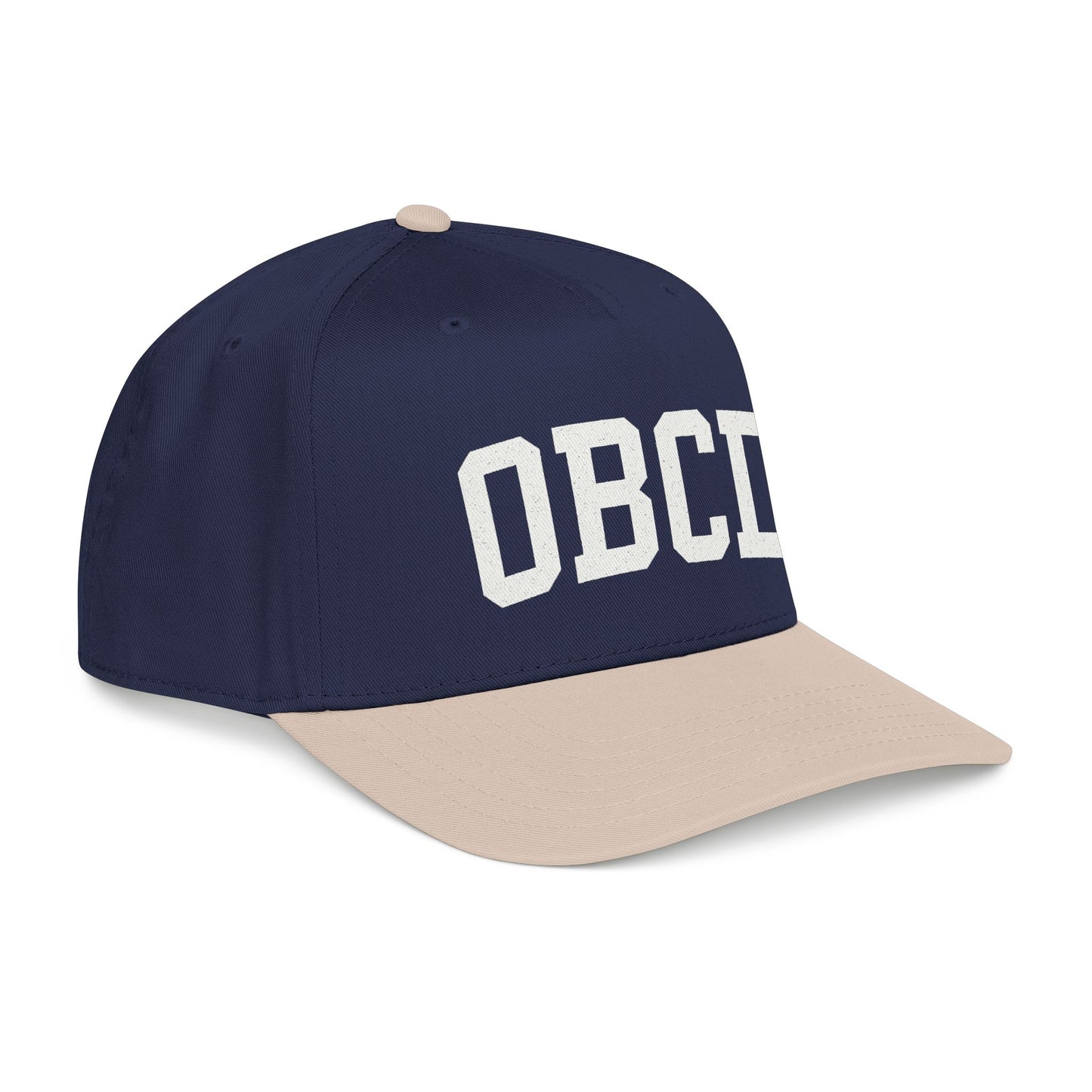 OBX-Style 'OBCD' Embroidered Baseball Cap — Classic Collegiate Dad Hat
