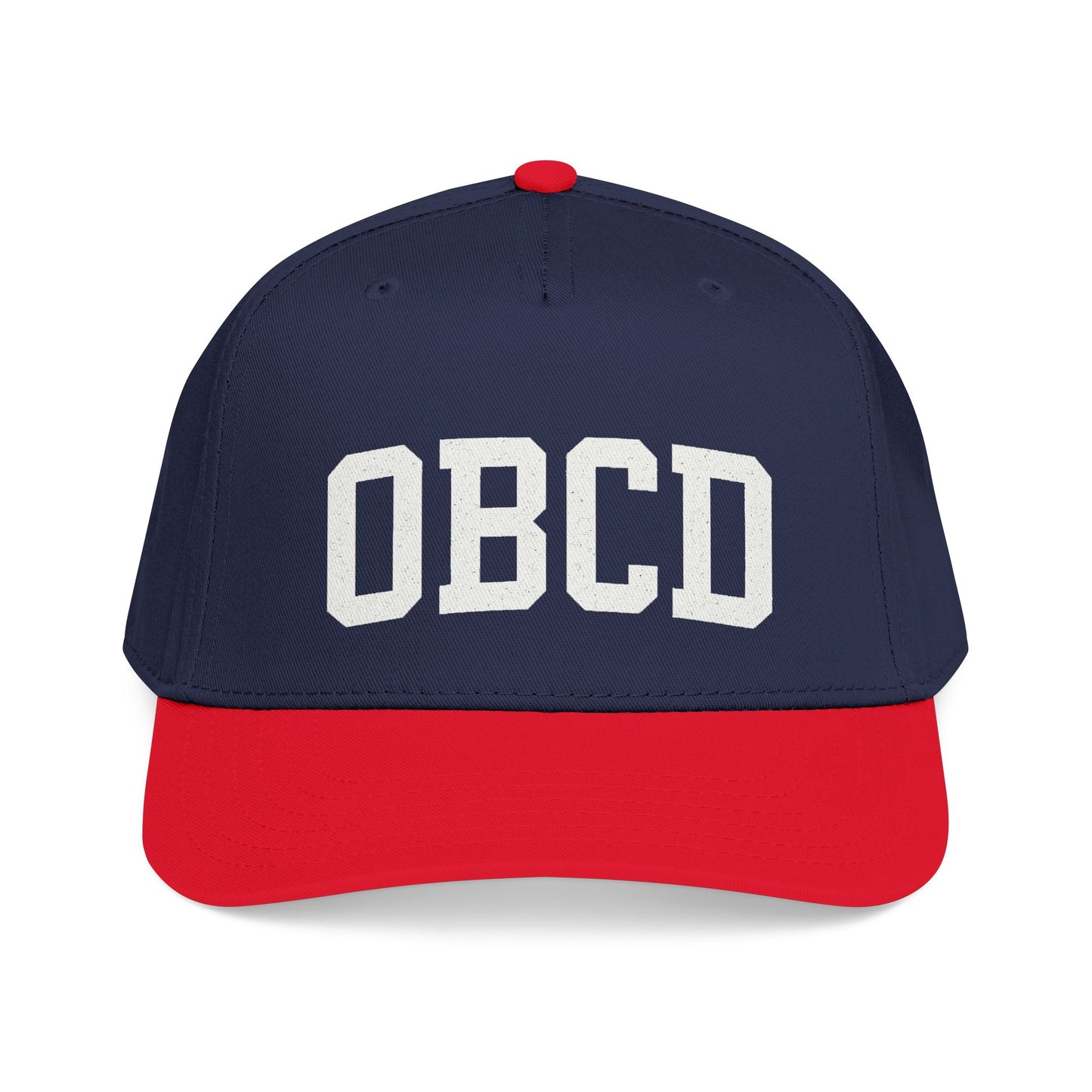 OBX-Style 'OBCD' Embroidered Baseball Cap — Classic Collegiate Dad Hat