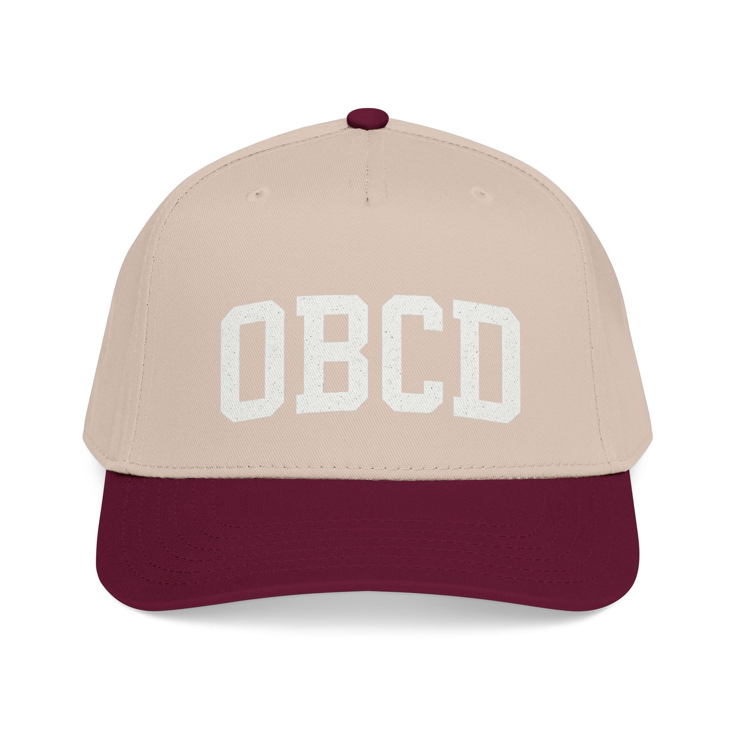 OBX-Style 'OBCD' Embroidered Baseball Cap — Classic Collegiate Dad Hat