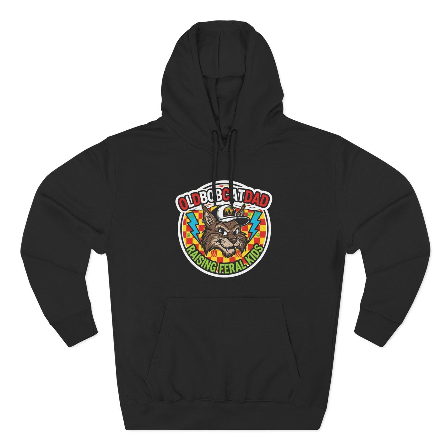 Old School Dad Fleece Hoodie - Fun and Cozy Sweatshirt for Fathers