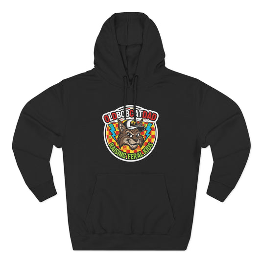 Old School Dad Fleece Hoodie - Fun and Cozy Sweatshirt for Fathers